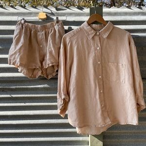 Deiji Studios - The 03 Sleepwear Set - Blush